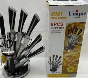 9 PCS Germany Steel Knife Set