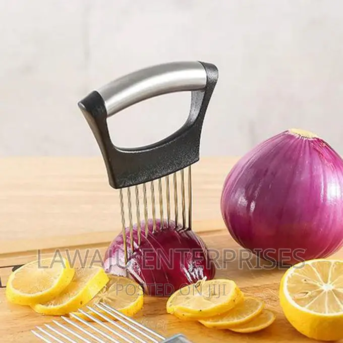 Stainless Steel Onion Holder for Cutting Vegetables