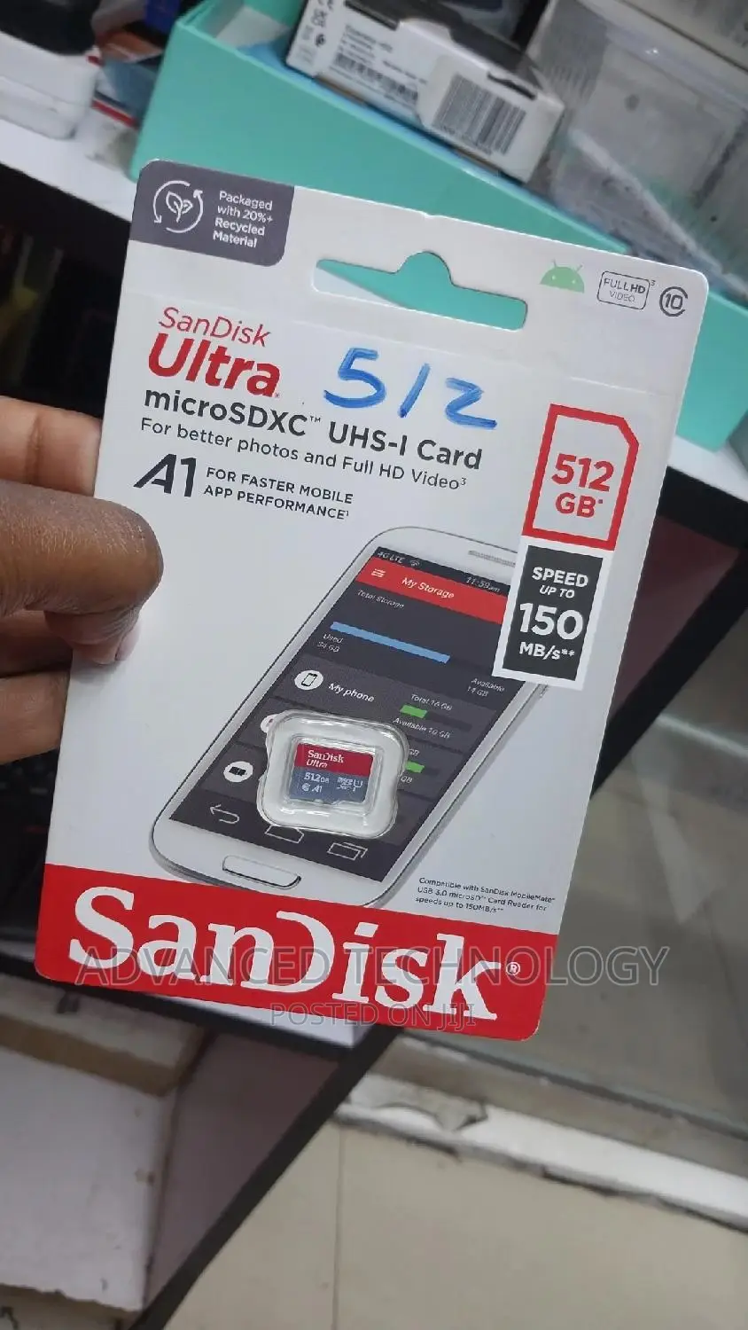 Micro Sd 512gb C-10 Ultra 150mbs