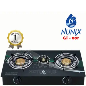 Nunix 3 Burner Glass Top Table Cooker GT-007