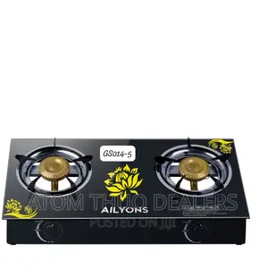 Ailyons 2 Burner Glass Table Top Cooker Gs014-S