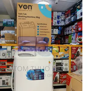Von 10 Kg VALW-10MLW Twin Tub Top Load Washing Machine 