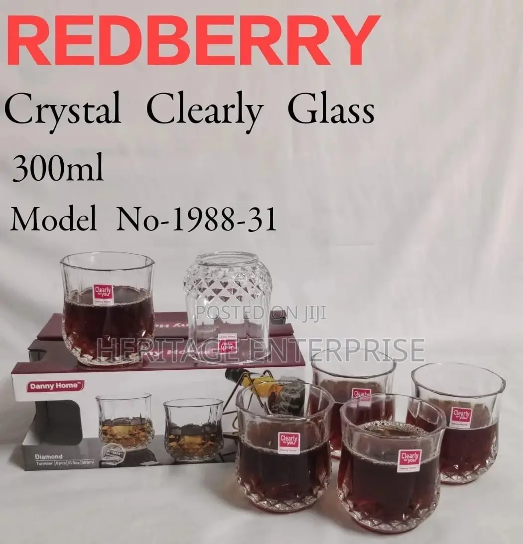 Wine Glasses ,6pcs Set - Multipurpose 300ml
