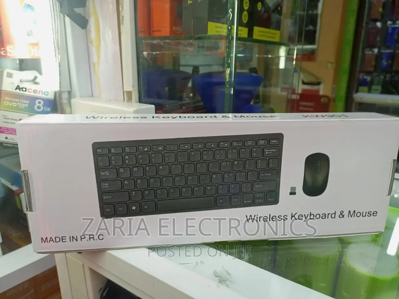 Wireless Keyboard and Mouse Combo, Black