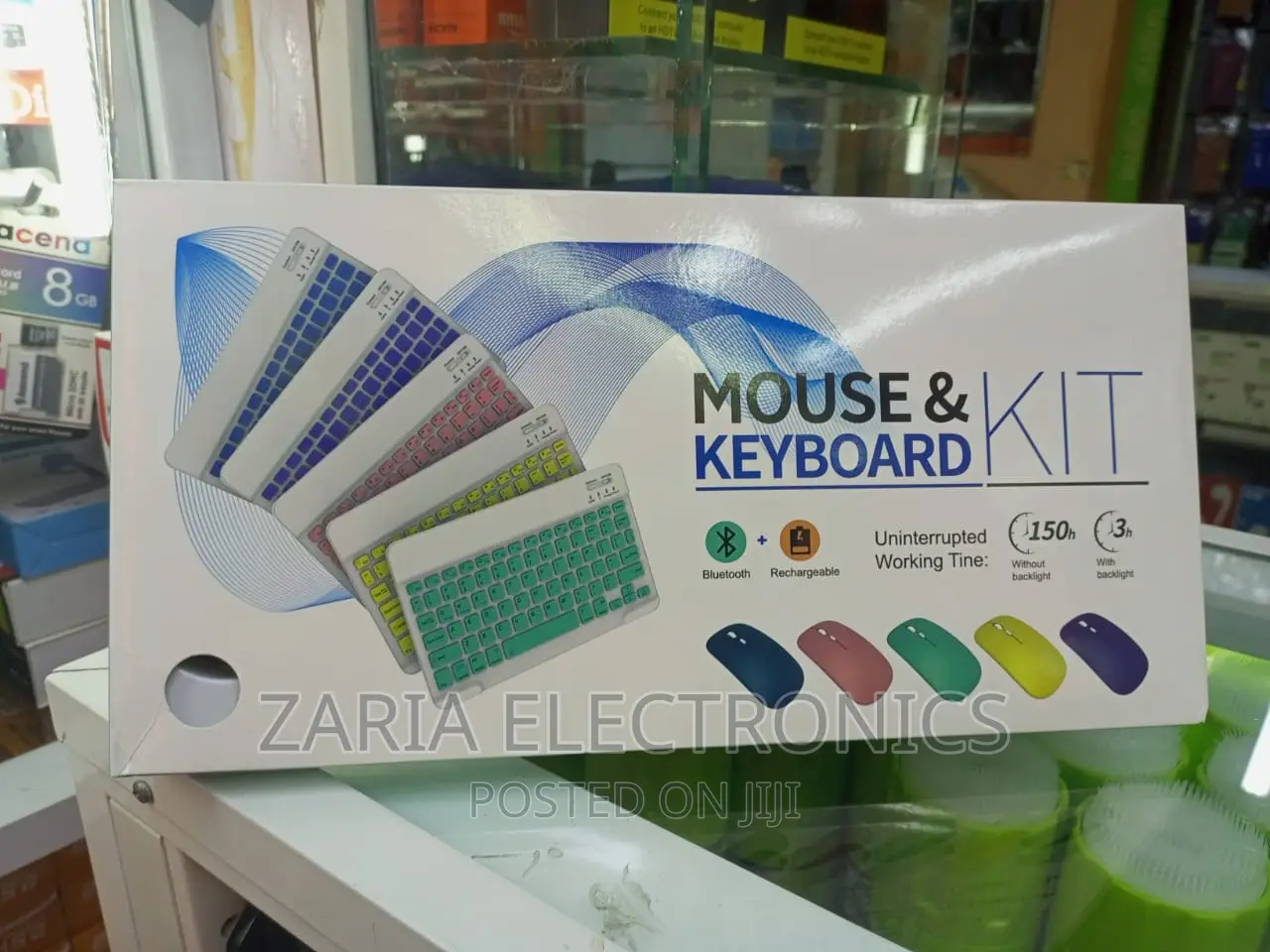 Wireless Keyboard and Mouse Combo, Black