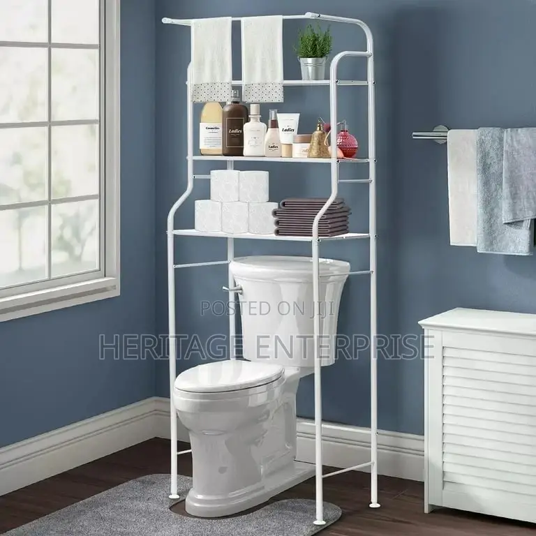 Bathroom Organizer Over the Toilet Rack Organizer Stand