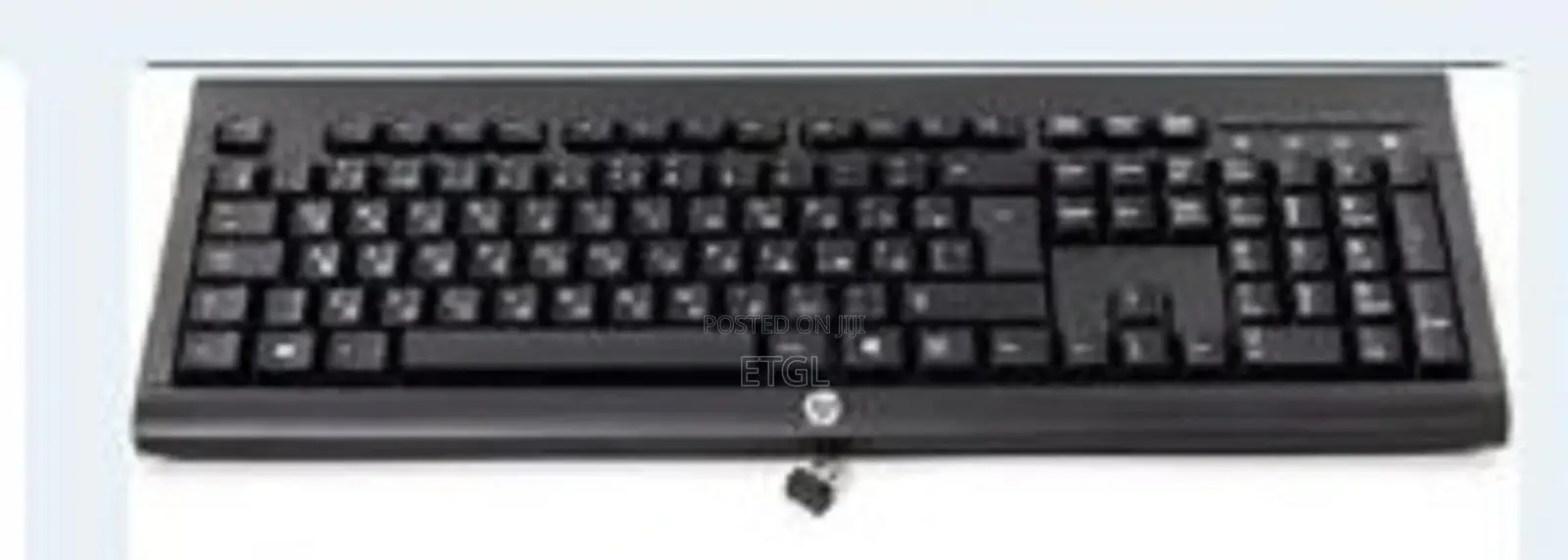 /HP Wireless Keyboard (English Arabic) Black - E5E78