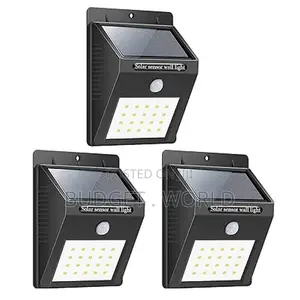 3 PCS Solar Powered Led Wall Light