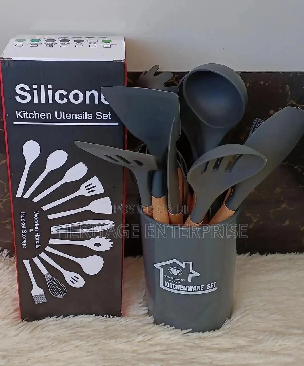 Silicone Spoon Set 
12pcs.