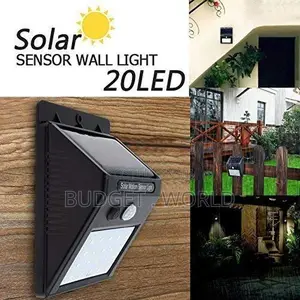 Super-Bright Solar-20 Led Solar Sensor Wall Light