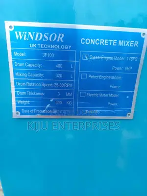 Windsor Concrete Mixer 400litres