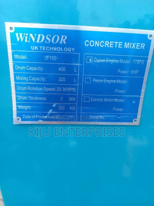 Windsor Concrete Mixer 400litres - thumbnail 2
