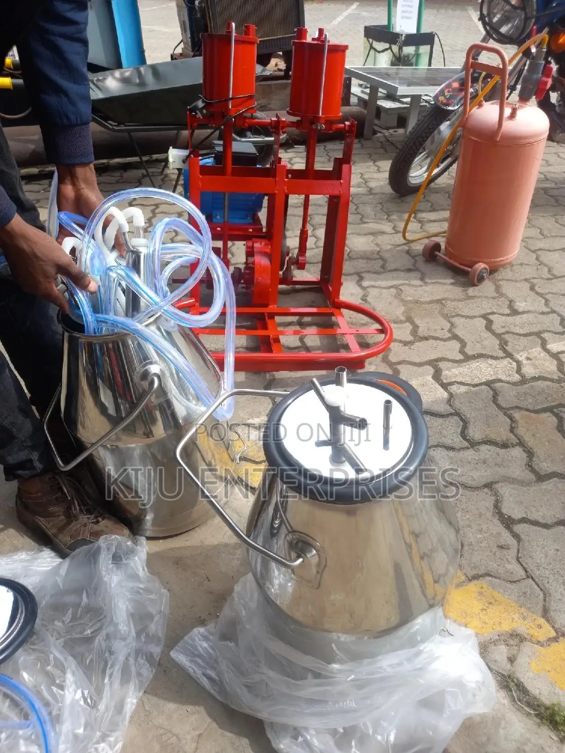Double Milking Machine