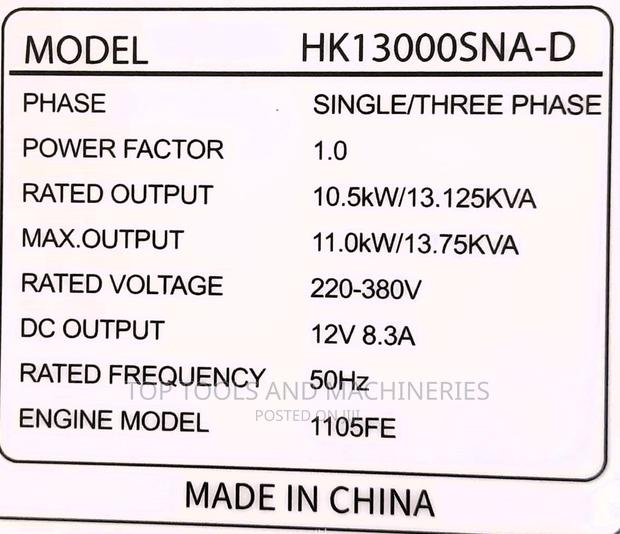 Isaki Japan Diesel Generator 13.75kva DOUBLE SWITCH THREE P - thumbnail 2