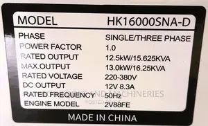 \Original Hisaki Japan Diesel Generator 16.25kva THREE PHASE