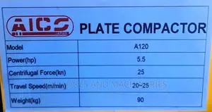Trusted A120 90kgs Aico Japan Plate Compactor