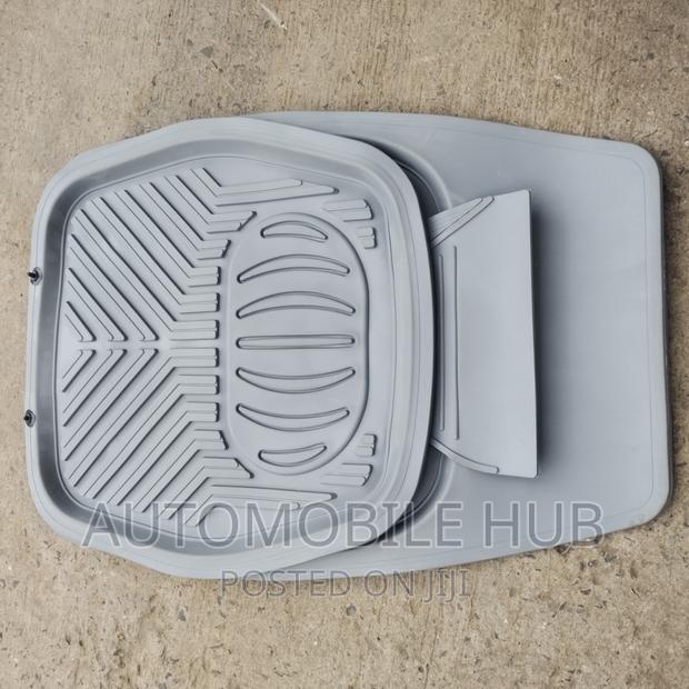 Banana 5pcs Rubber Floor Mats Grey