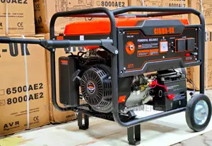 CIGMA-UK Gasoline Generator (With Wheels and Trolley)