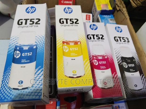 Original Hp GT52 GT53 Ink Refill B,C,Y,M - main view