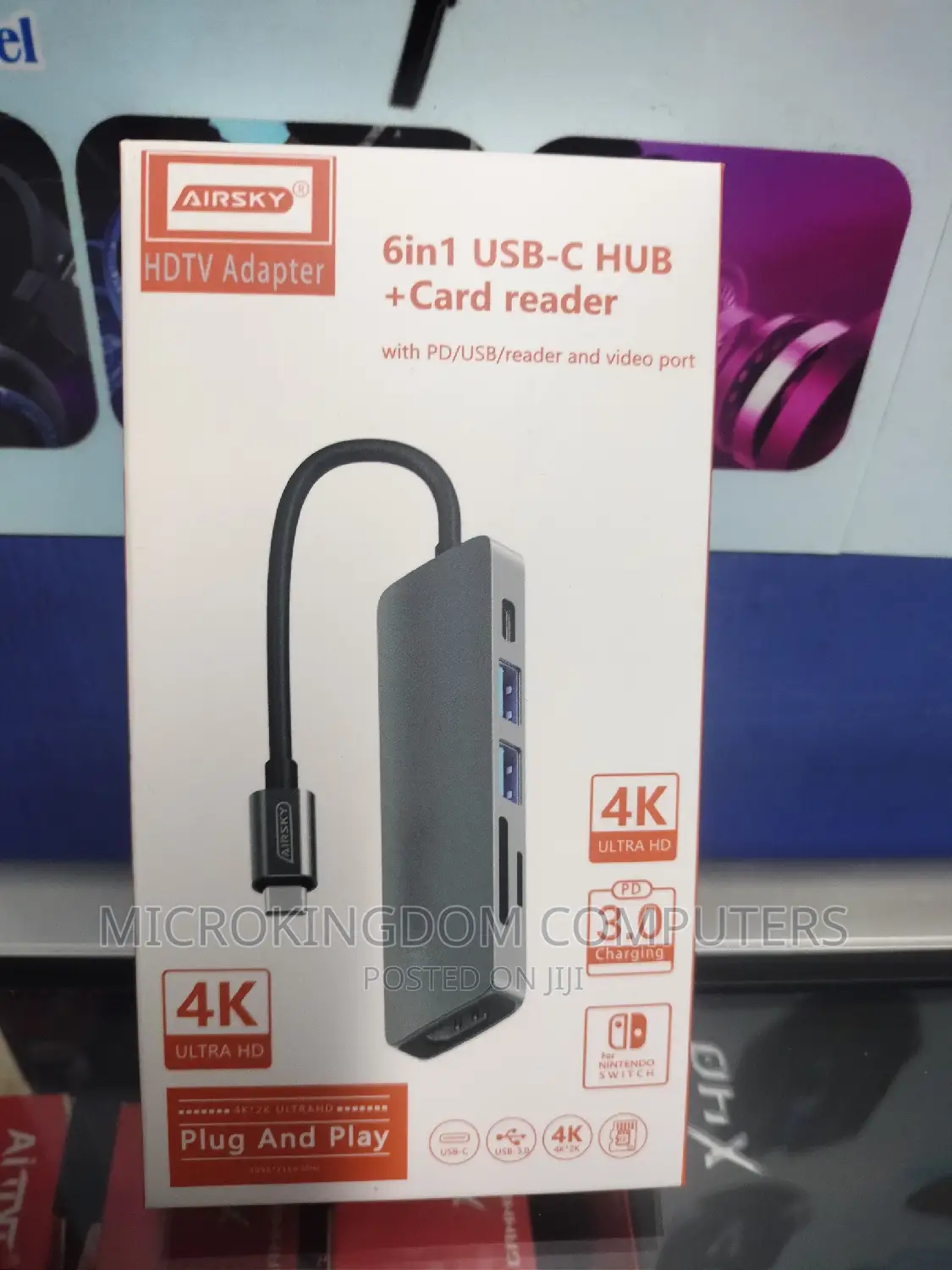 Type C to HDTV 6 in 1