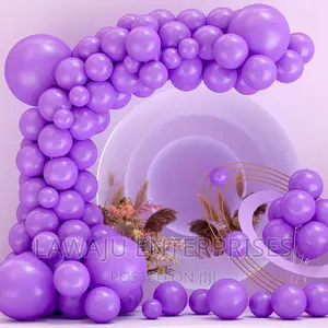 100pcs Purple Balloons