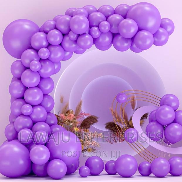 100pcs Purple Balloons