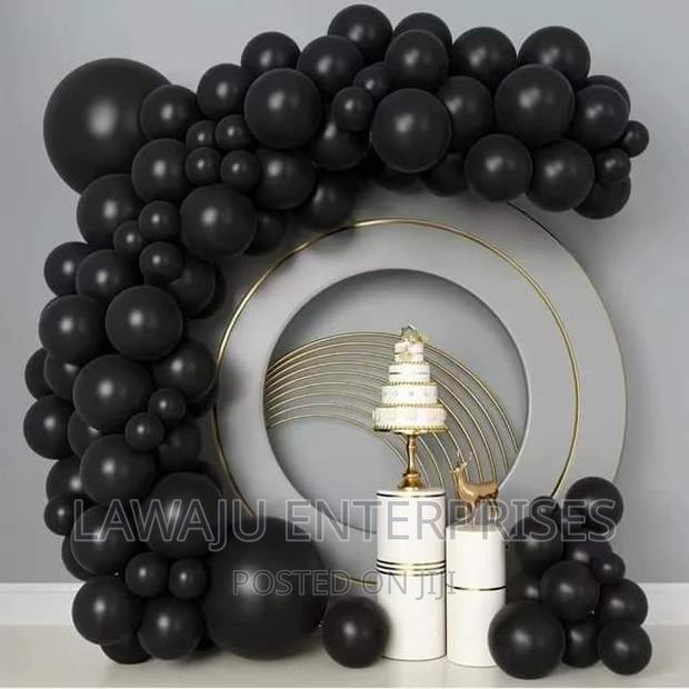 100pcs Black Balloons