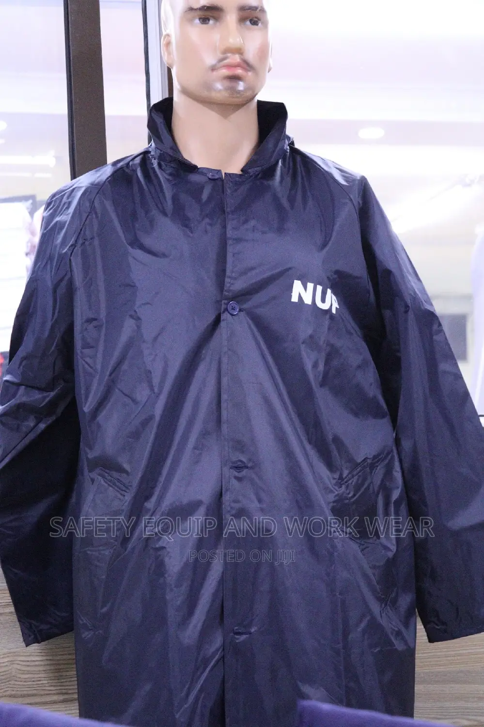 Navy Blue Rain Coats Inclusive Branding in Nairobi Central Safetywear