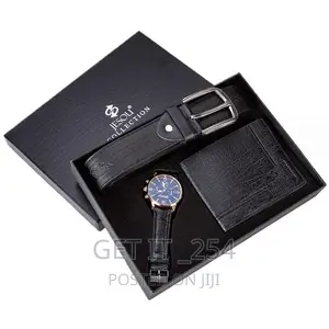 3pc Jesou Men's Gift Set Contains:*
Watch
Belt