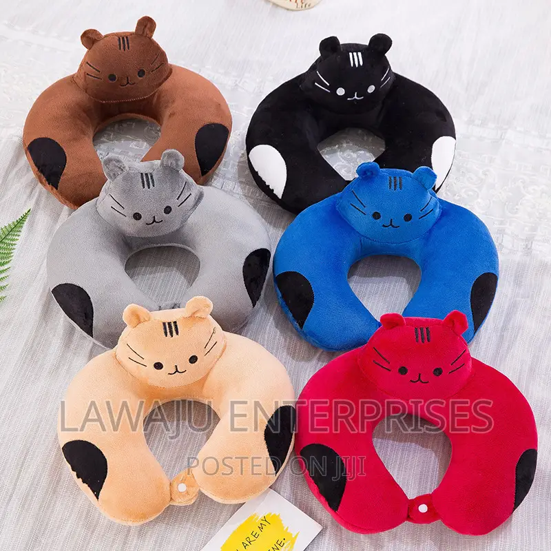 Cartoon U-Shaped Travel Kneck Pillow