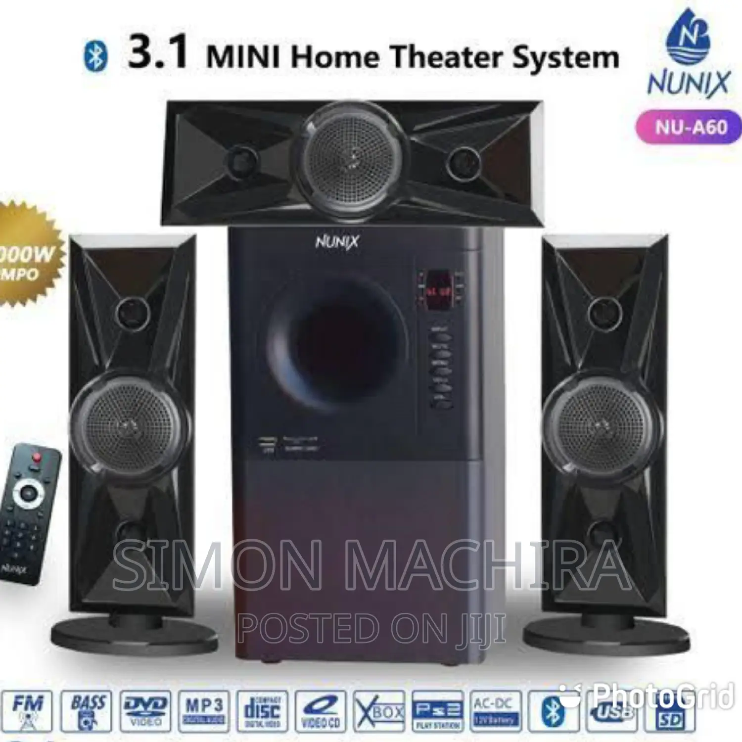 Nunix Nu- A60 Xbass Home Theater Sound System