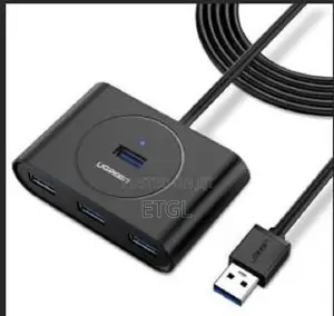UGREEN USB-C USB-A 3.0 to 4-Port Hub 1M Black - CR113
