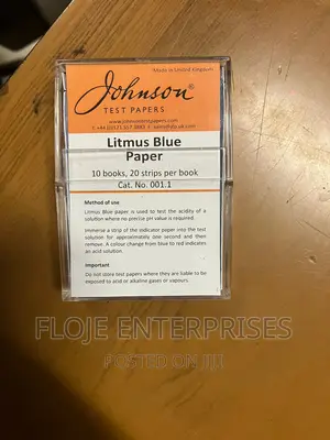 Litmus Paper Blue Johnson