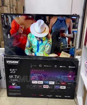 Vision Plus 55′′ Uhd Frameless Smart Tv Netflix New Model