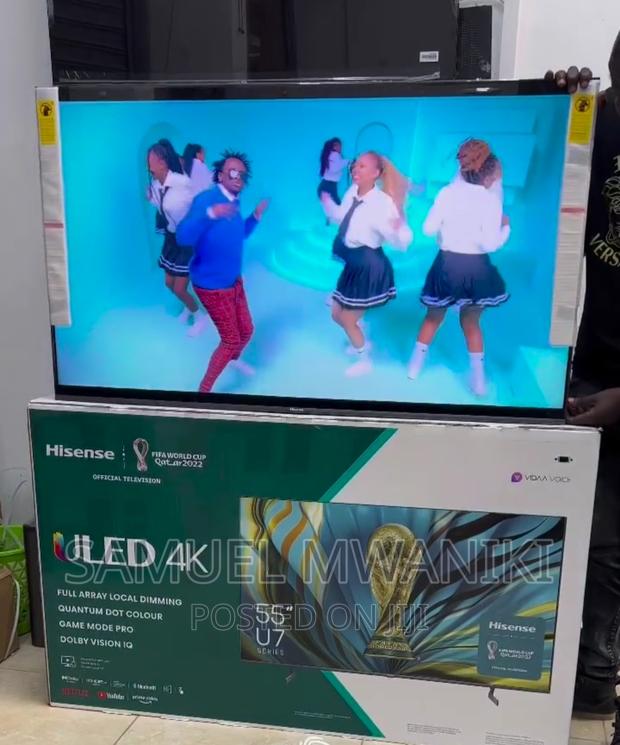 Hisense 55'' U7h Quantum Uled Frameless Smart Tv New Model - thumbnail 8