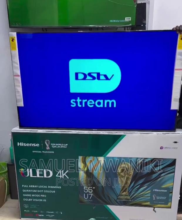 Hisense 55'' U7h Quantum Uled Frameless Smart Tv New Model - thumbnail 4