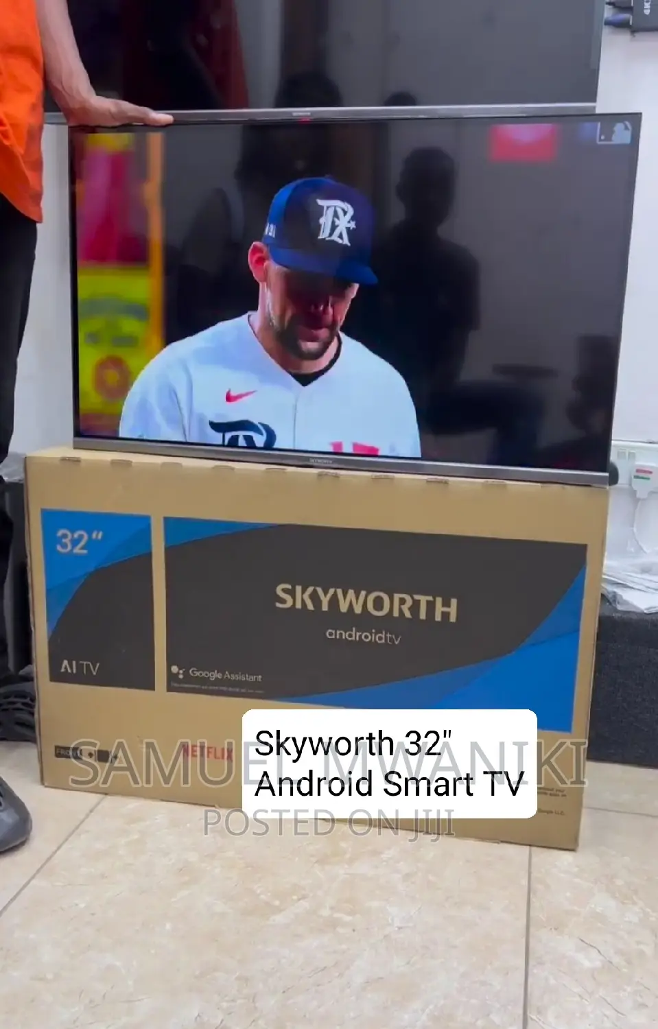 Skyworth 32” FHD Frameless Smart Android Tv Netflix Youtube