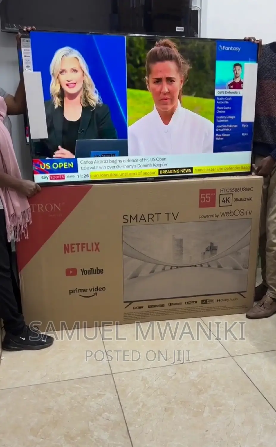 Vitron 55" Uhd Frameless Webos Smart Tv With Magic Remote