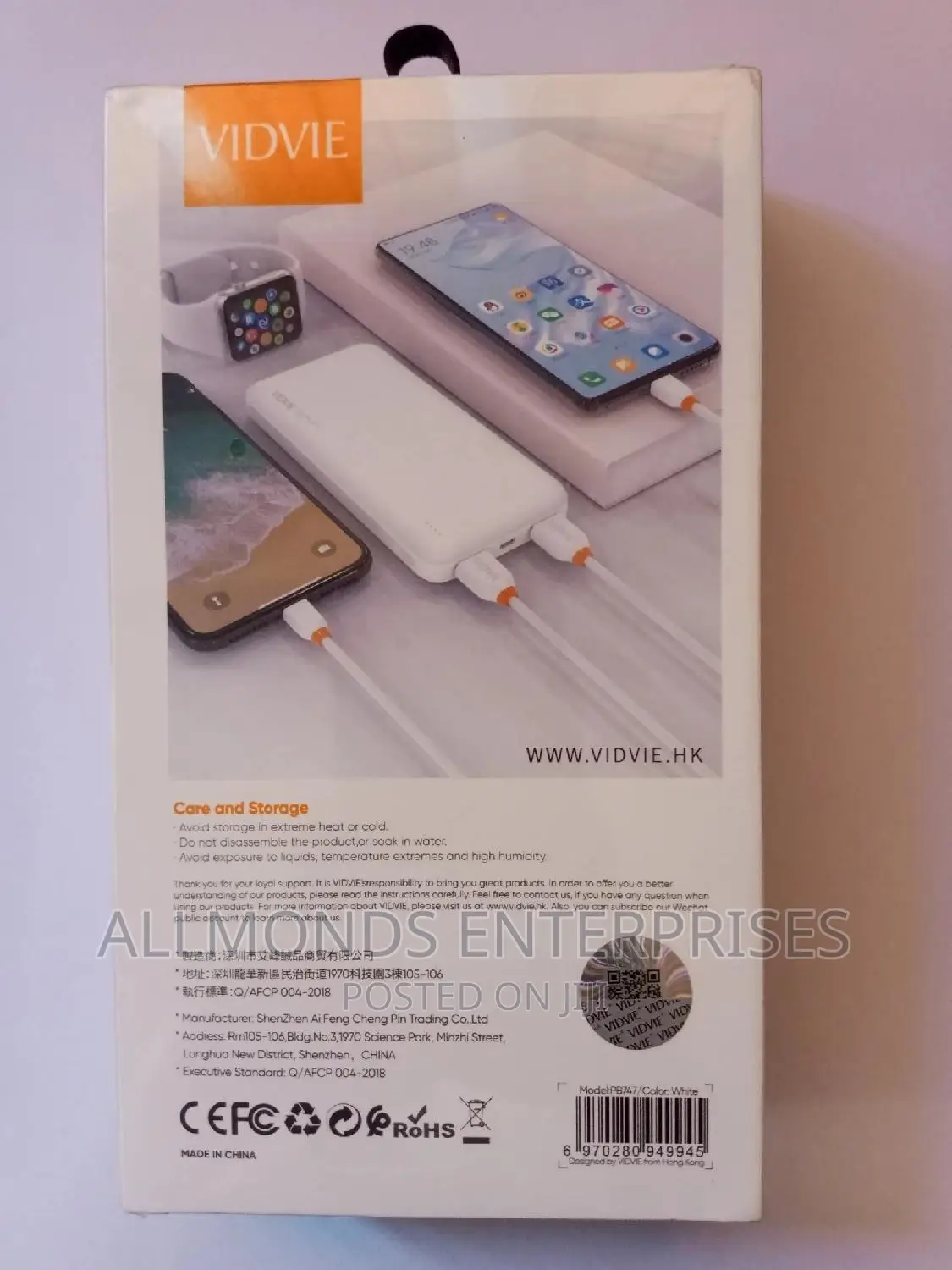 10,000mah Power Bank - Vidvie