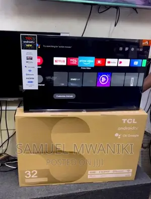 TCL 32" Frameless Smart Android Tv Netflix With Bluetooth