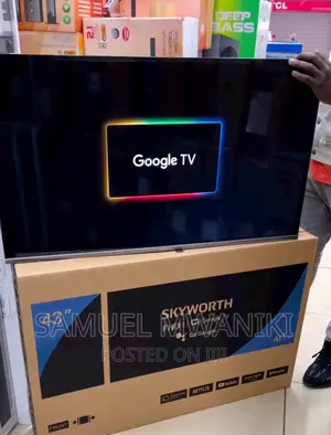 Skyworth 43" FHD Frameless Google Tv,Netflix, Voice Command