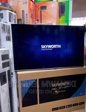 Skyworth 43" FHD Frameless Google Tv,Netflix, Voice Command