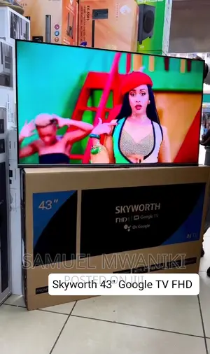 Skyworth 43" FHD Frameless Google Tv,Netflix, Voice Command