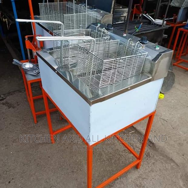 Free Stand Double Frier