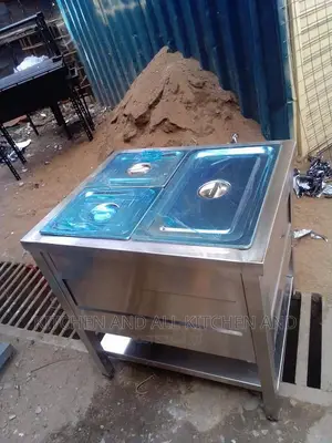 Ss Double Inserts Food Warmer Display