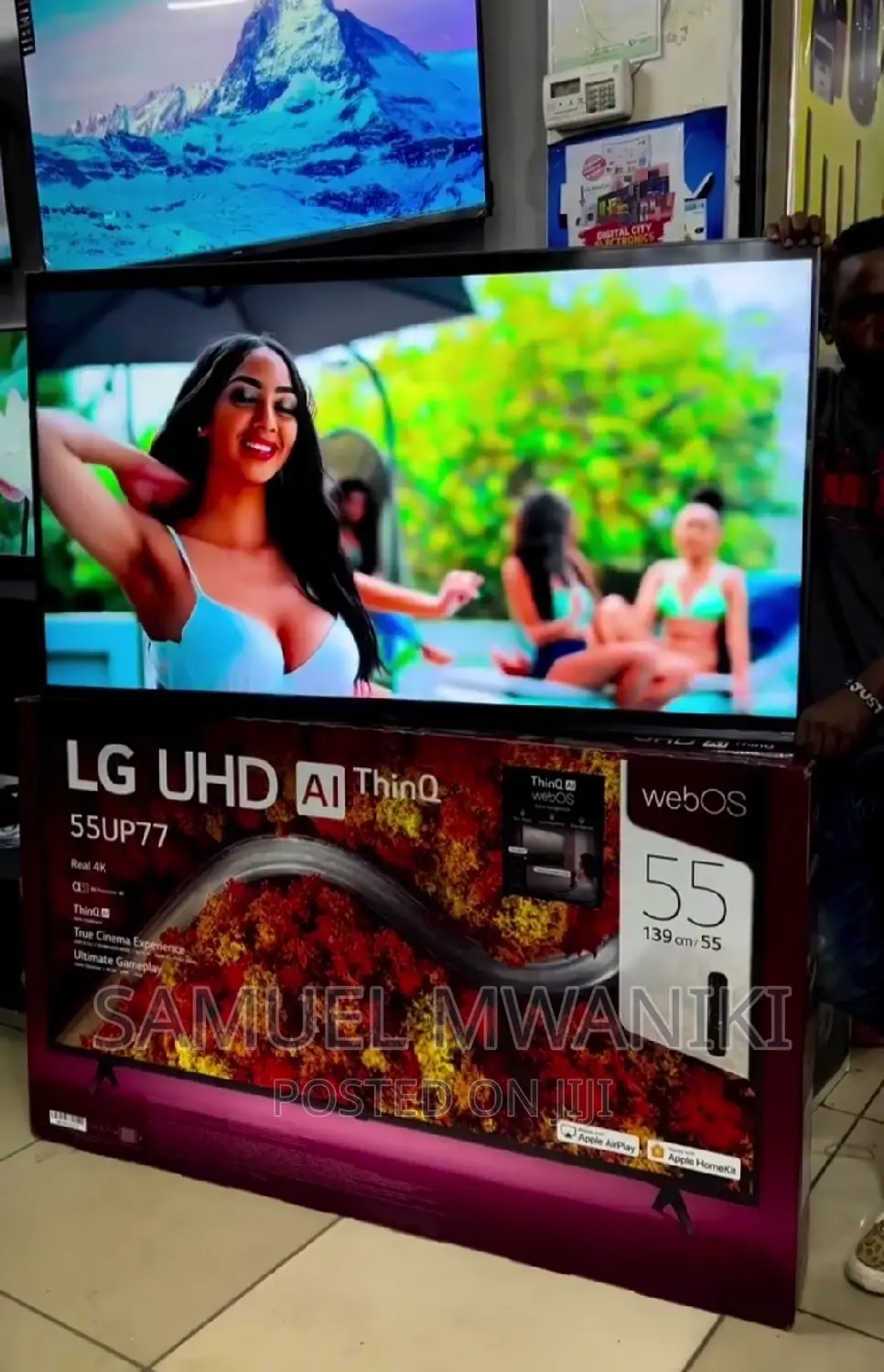 Lg 55” Uhd Smart Webos Tv, Magic Remote Netflix New Model