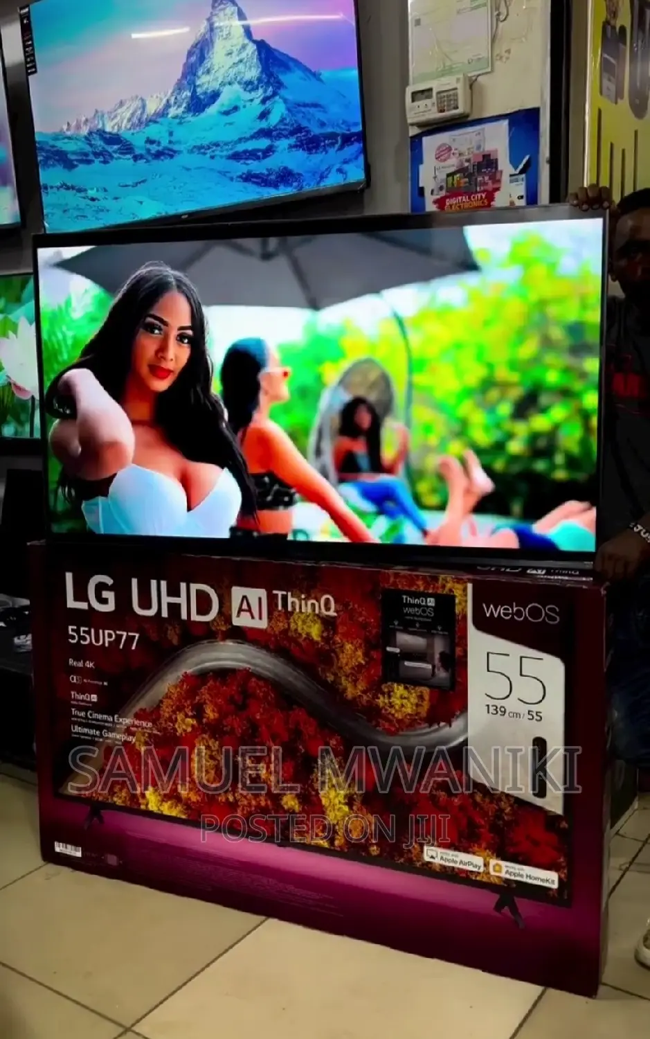 Lg 55” Uhd Smart Webos Tv, Magic Remote Netflix New Model
