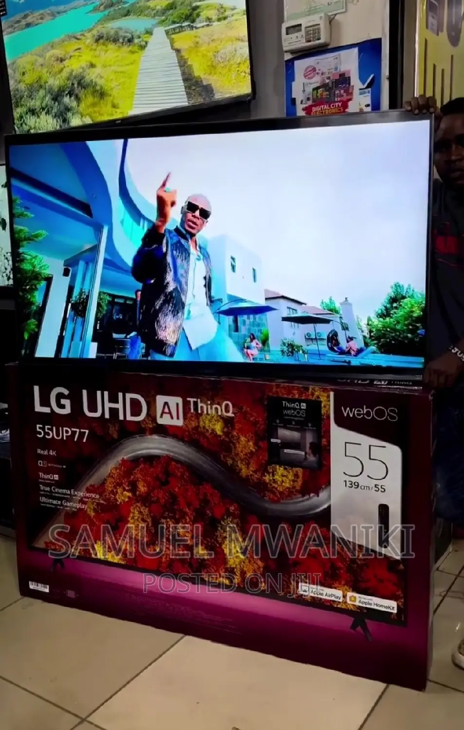 Lg 55” Uhd Smart Webos Tv, Magic Remote Netflix New Model