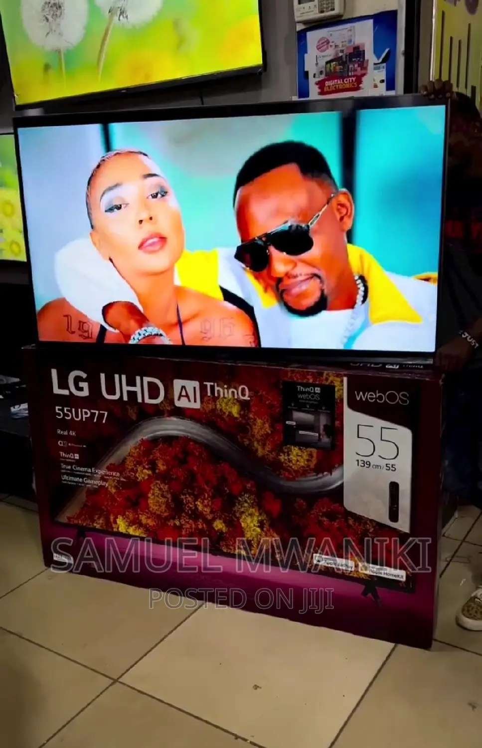 Lg 55” Uhd Smart Webos Tv, Magic Remote Netflix New Model