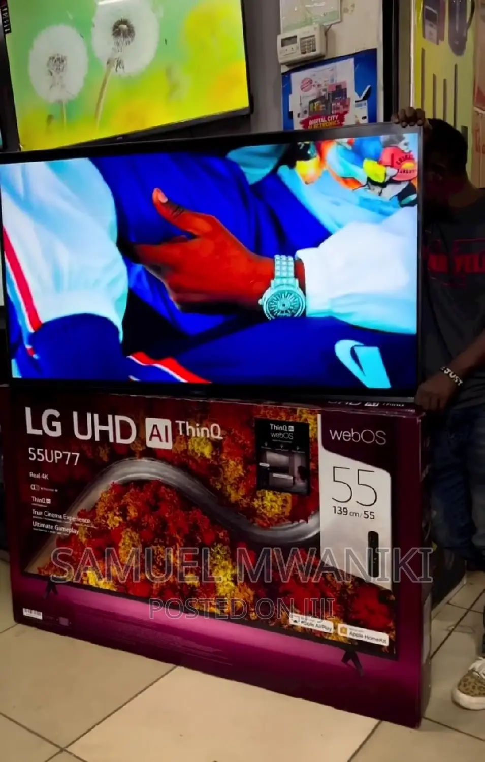 Lg 55” Uhd Smart Webos Tv, Magic Remote Netflix New Model